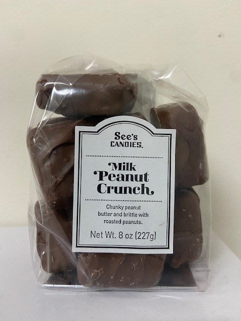 See's Candies Milk Peanut Crunch 8oz