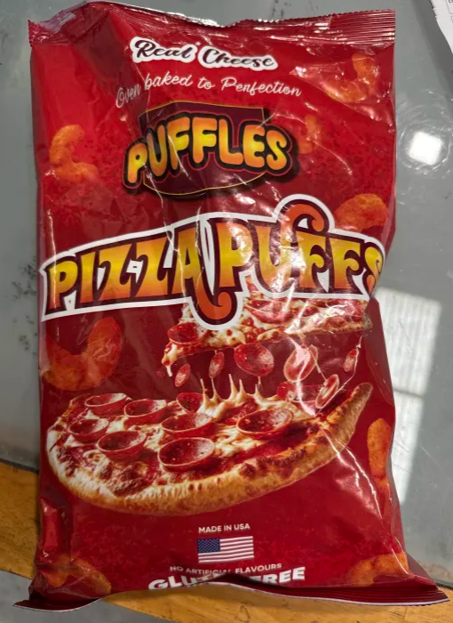 Puffles Pizza Puff Chips 5.9oz