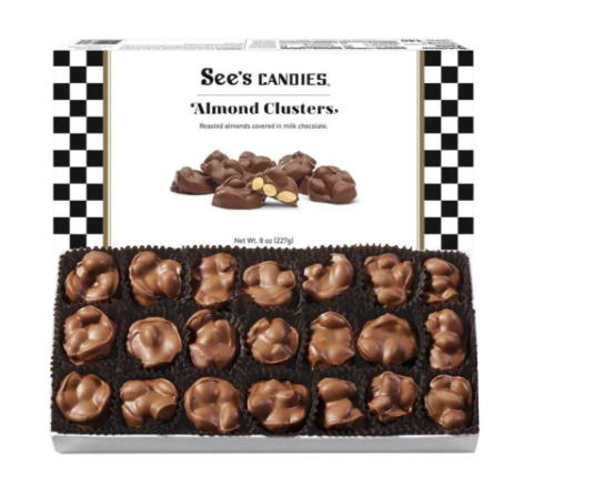 See's Candies Almond Clusters 8oz