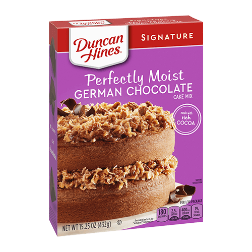 Duncan Hines Signature Perfectly Moist German Chocolate Cake Mix 15.25oz