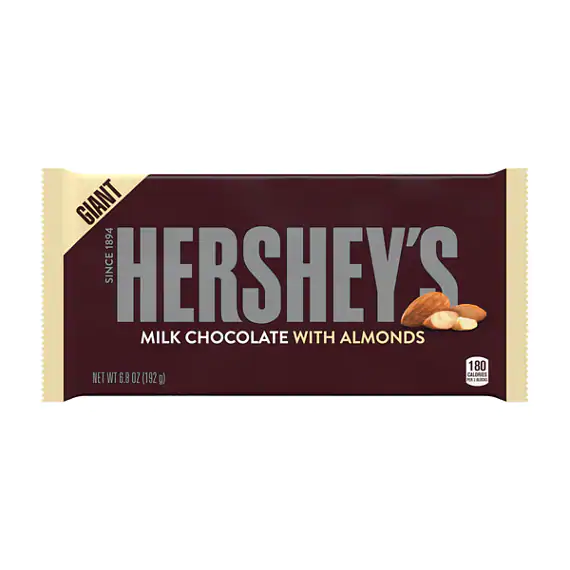 Hershey's Milk Chocolate Almond Bar Giant 6.8oz