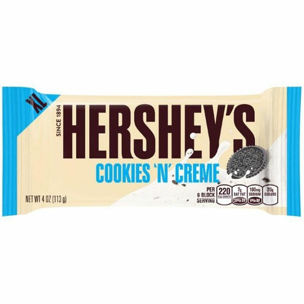 Hershey's Cookies & Creme Bar Extra Large 4oz