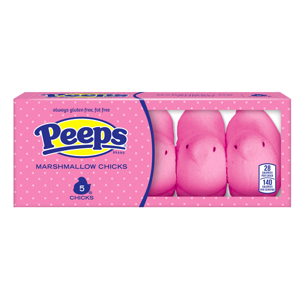Peeps Pink Marshmallow Chicks 5ct