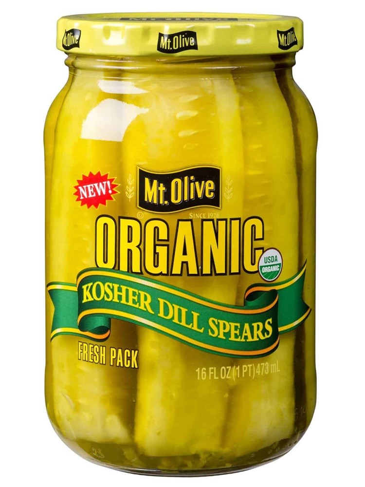 Mt. Olive Organic Kosher Dill Spears 16oz