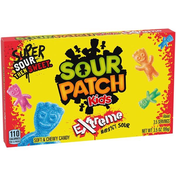 Sour Patch Kids Extreme Sour Soft & Chewy Candy 3.5oz