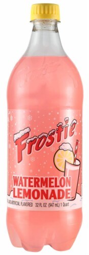 Frostie Watermelon Lemonade Soda Plastic Bottle 32oz