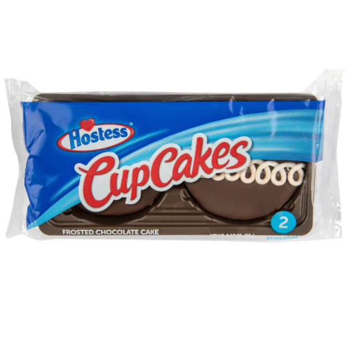 Hostess Chocolate Cupcakes 2pack