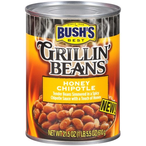 Bush's Honey Chipotle Grillin' Beans 21.5oz (BEST BY: DEC 2023)