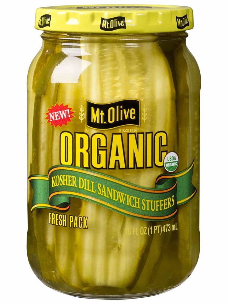 Mt. Olive Organic Kosher Dill Sandwich Stuffer 16oz