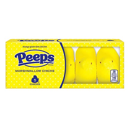Peeps Yellow Marshmallow Chicks 5ct