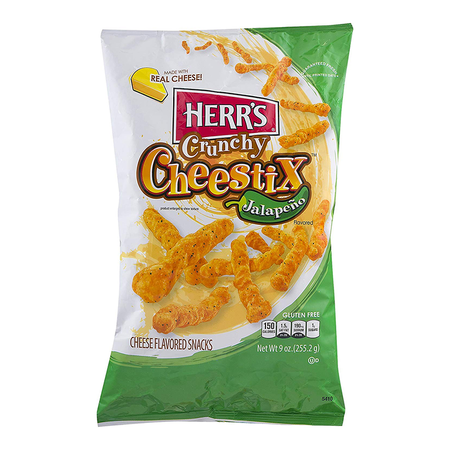 Herr's Crunchy Jalapeno Cheestix 9oz