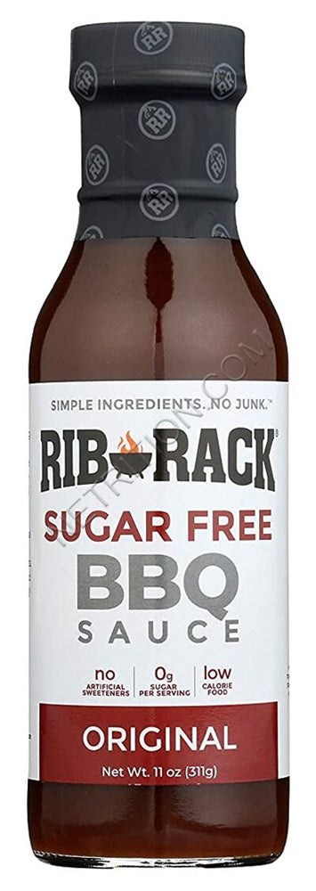 Rib Rack Sugar Free BBQ Sauce Original 11oz