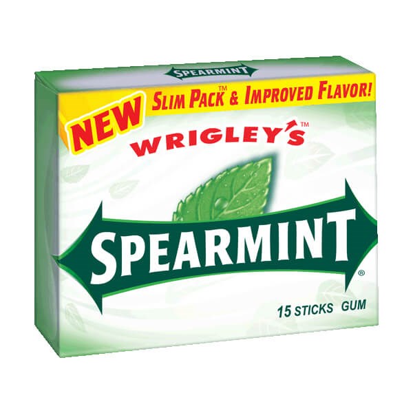 Wrigley's Spearmint Chewing Gum 15ct