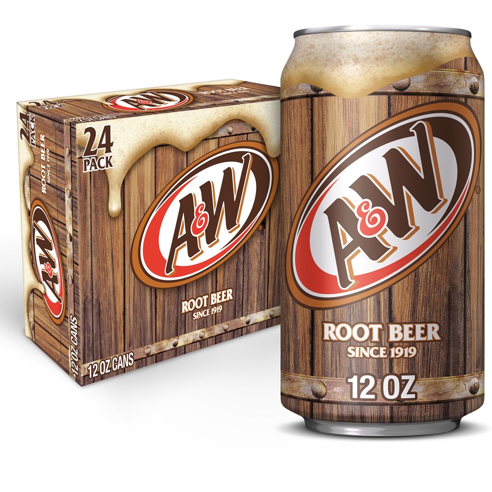 A&W Root Beer 24 Pack / 12oz cans