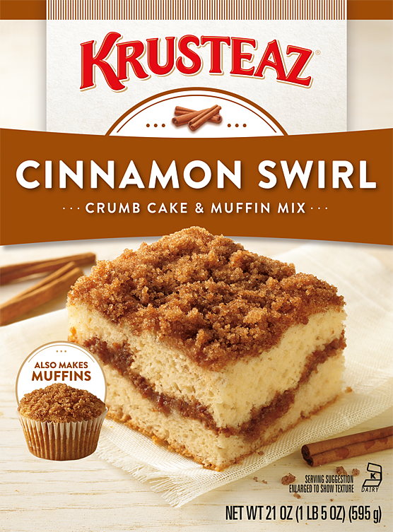 Krusteaz Cinnamon Crumb Cake & Muffin Mix 21oz