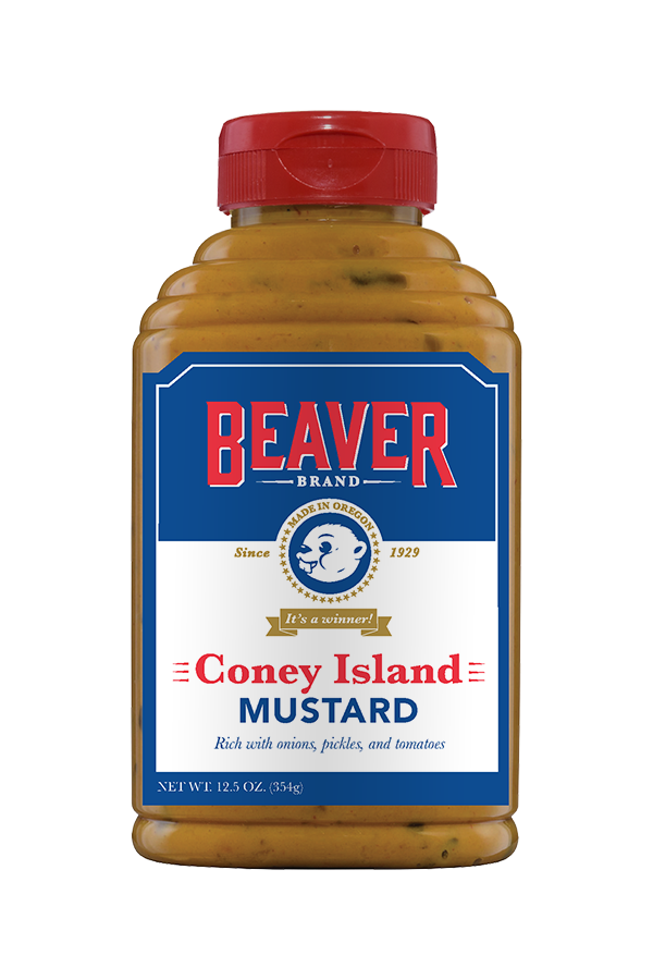 Beaver Coney Island Hot Dog Mustard 12.5oz
