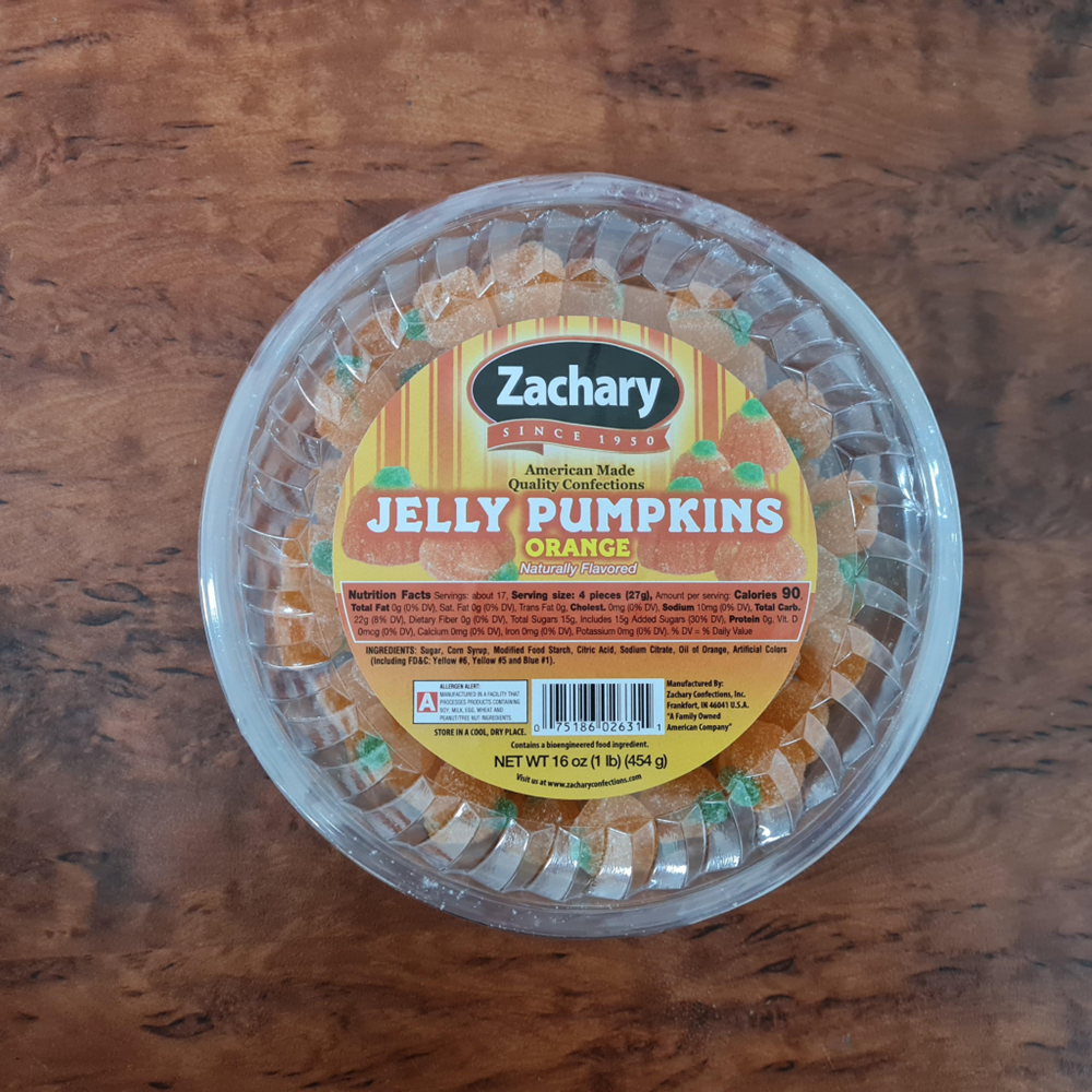 Zachary Orange Jelly Pumpkins 16oz