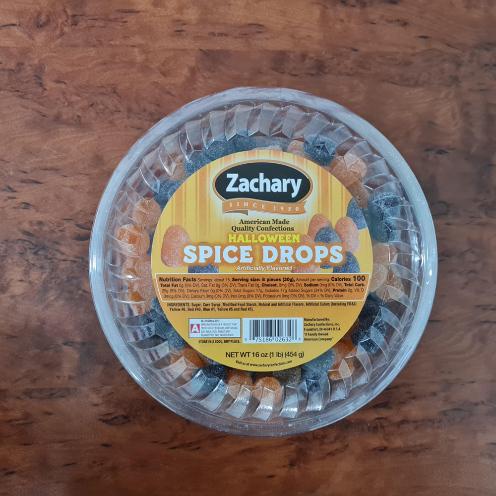 Zachary Halloween Spice Drops 16oz