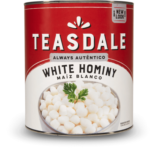 Teasdale White Hominy 30oz