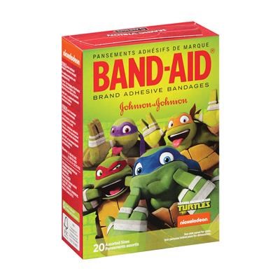 Band-Aid Adhesive Bandages Ninja Turtles 20ct