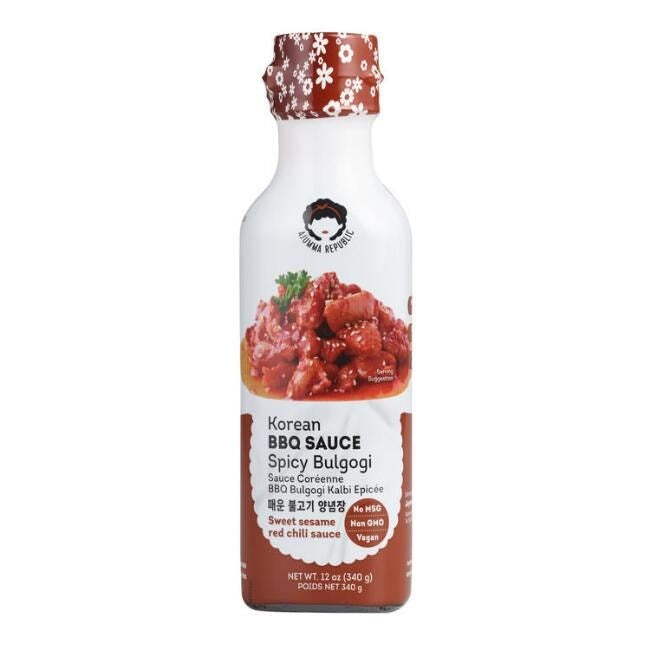 Ajumma Republic Spicy Bulgogi Korean BBQ Sauce 12oz