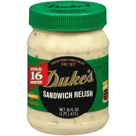 Duke's Sandwich Relish 16oz (BEST BY: JUL 2024)