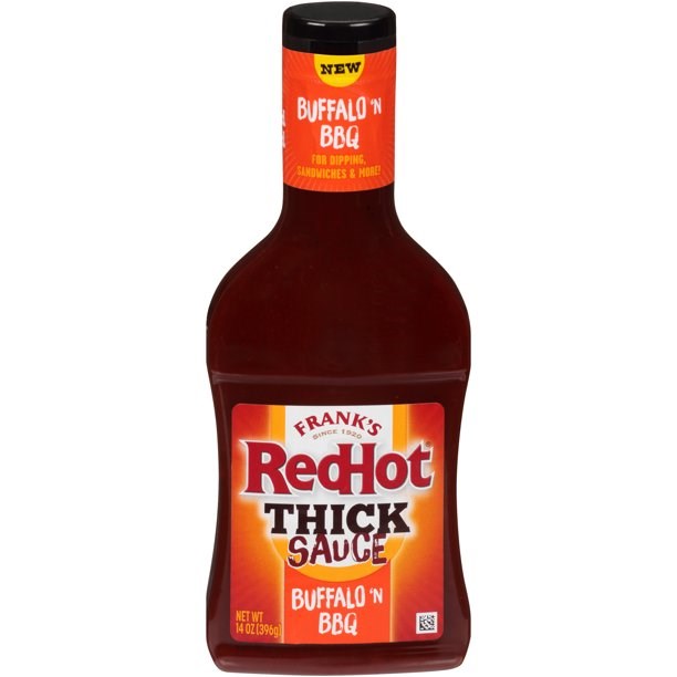 Frank's RedHot Buffalo 'N BBQ Thick Hot Sauce 14oz