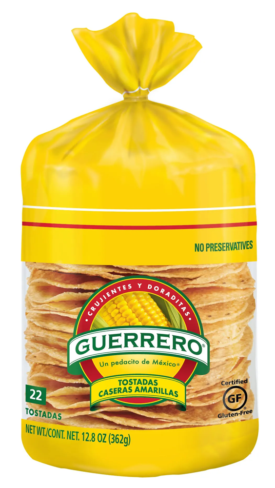 Guerrero Tostadas Caseras Amarillas 22ct