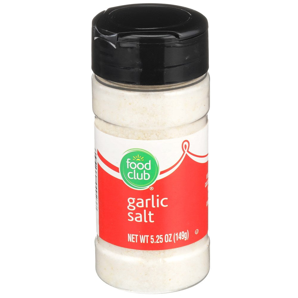 Food Club Garlic Salt 5.25oz (BEST BY: NOV 24)