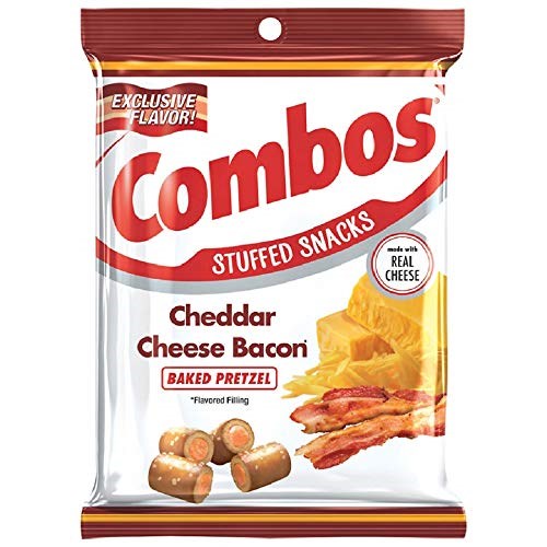 Combos Cheddar Cheese Bacon Pretzel Baked Snacks 6.3oz