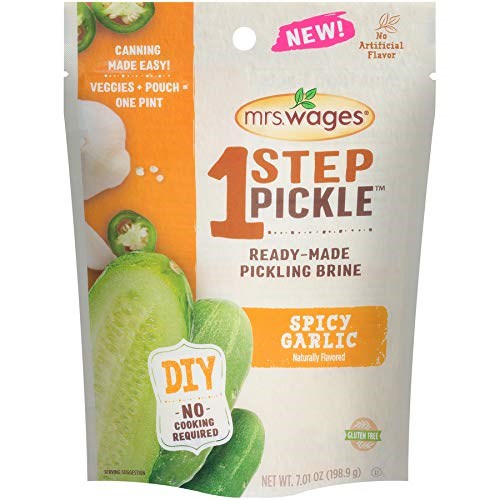 Mrs Wages 1 Step Pickle Spicy Garlic 7.1oz