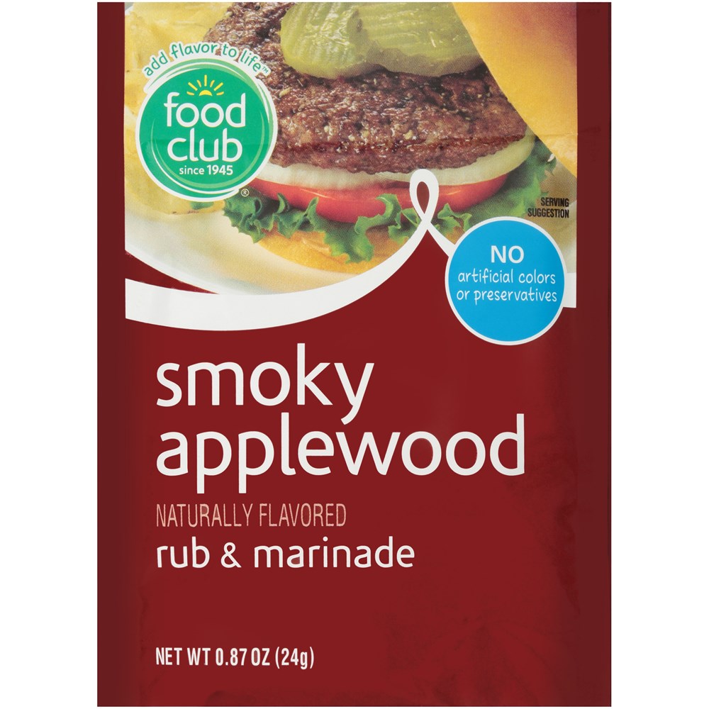 Food Club Seasoning Mix Applewood Smoked 0.87oz