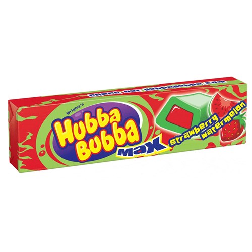Hubba Bubba Max Strawberry Watermelon 5pc