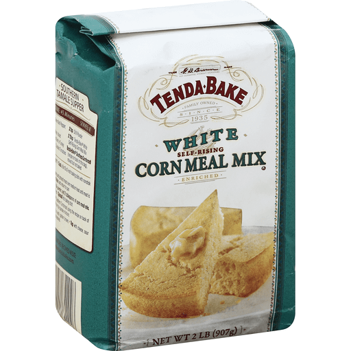 Tenda-Bake White Self-Rising Corn Meal Mix Enriched 80.0oz (5lb)