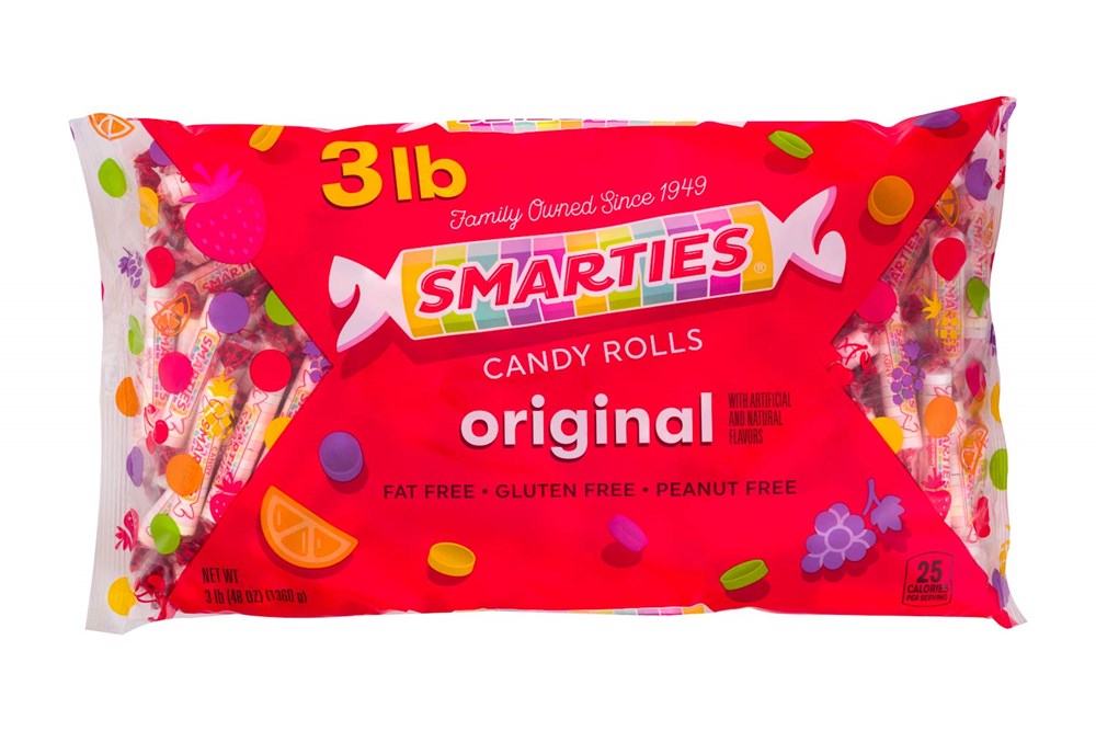 Smarties Original Candy Rolls 3lb