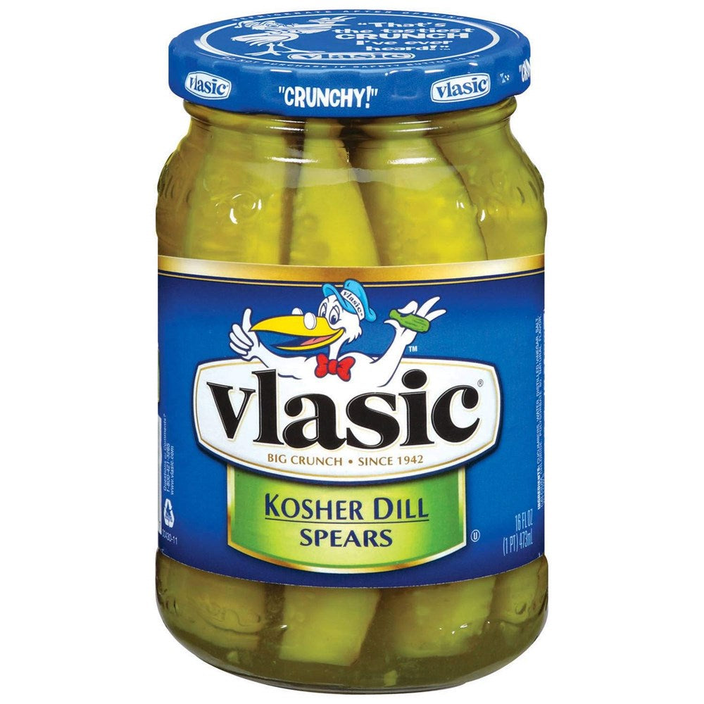 Vlasic Kosher Dill Spears 16oz (BEST BY: 11 FEB 2024)
