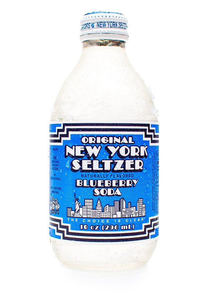 Original New York Seltzer Blueberry 10oz 24 PACK