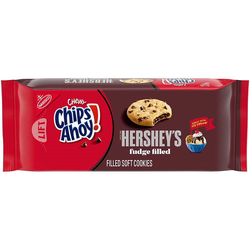 Chips Ahoy! Chewy Hershey's Fudge Filled Soft Cookies 9.6oz
