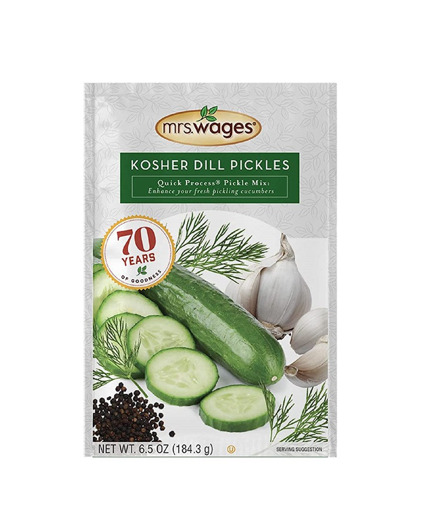 Mrs Wages Quick Process Kosher Dill Pickle Mix 6.5oz