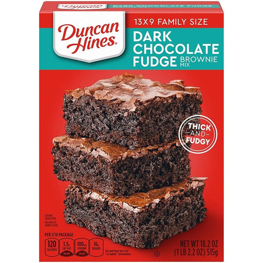 Duncan Hines Dark Chocolate Fudge Brownie Mix 18.2oz