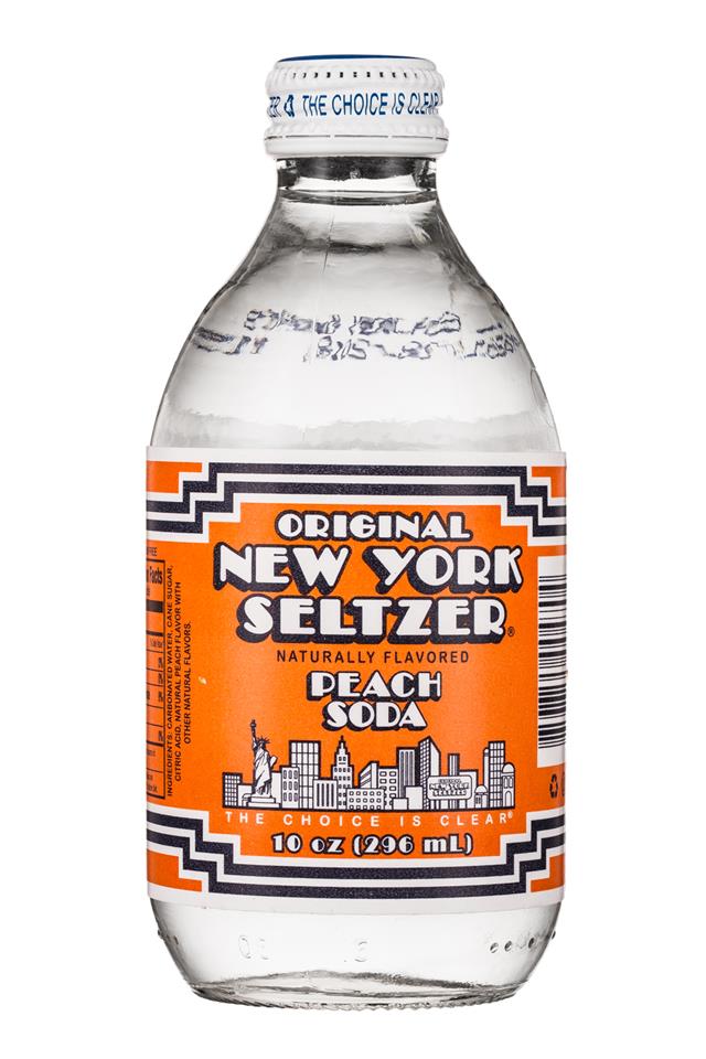 Original New York Seltzer Peach Soda 10oz 24 PACK