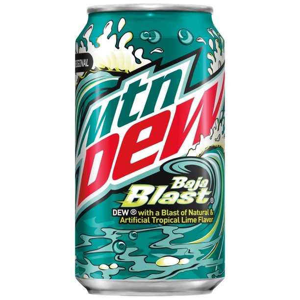 Mountain Dew Baja Blast 12oz