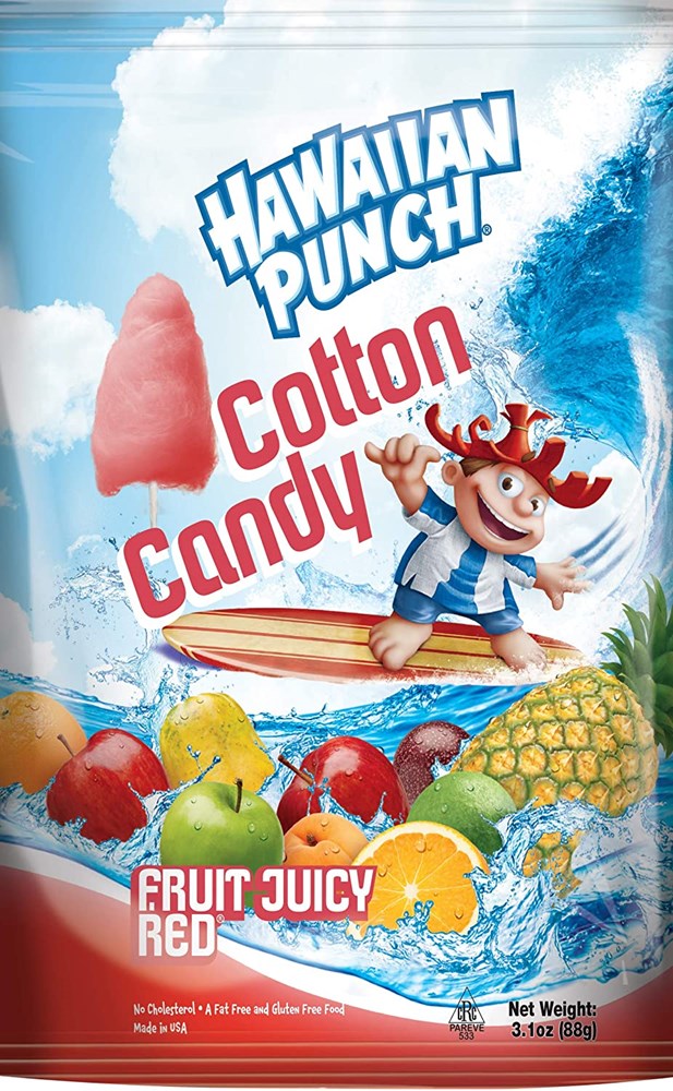 Hawaiian Punch Cotton Candy 3.1oz (BEST BY: MAY2025)