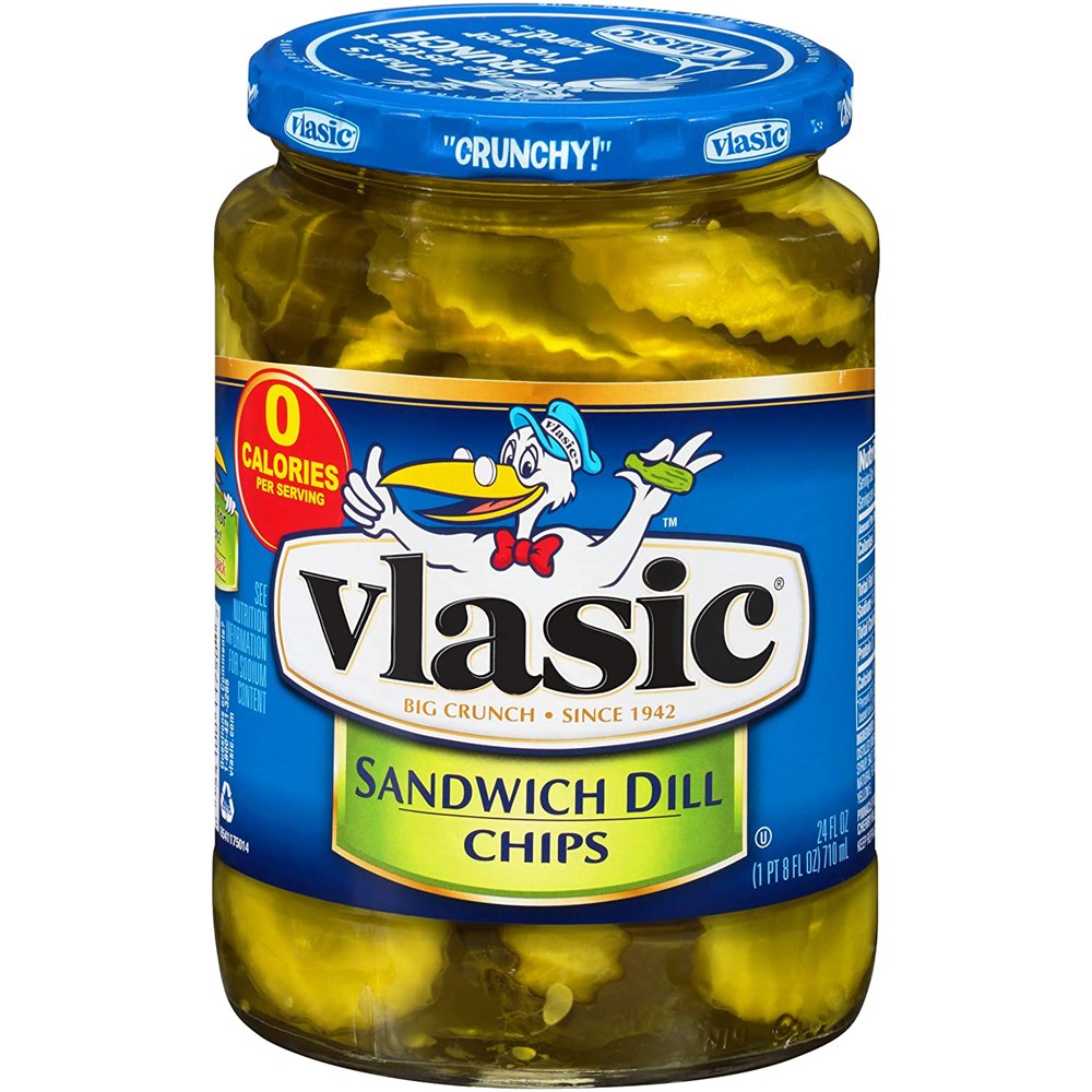 Vlasic Sandwich Dill Chips 24oz