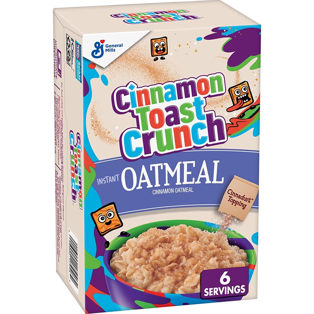 Cinnamon Toast Crunch Instant Oatmeal 8.1oz (6ct)