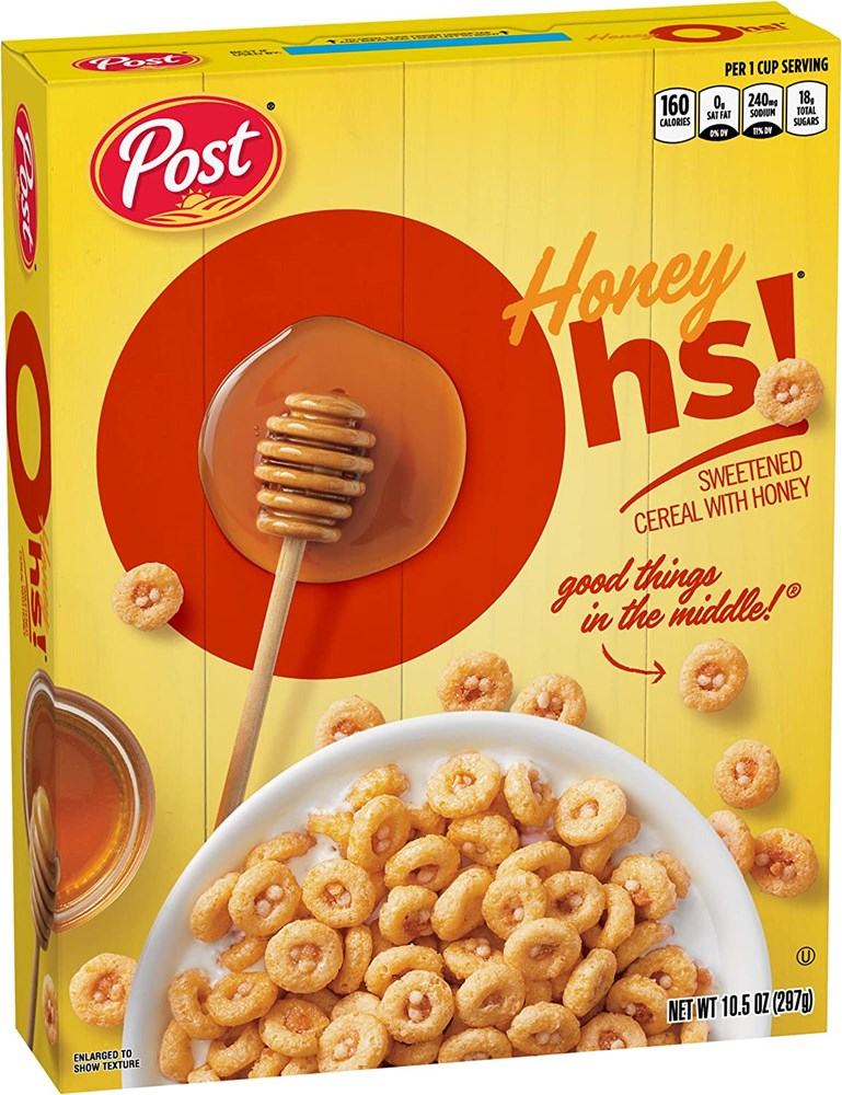 Post Honey Oh's 14 oz (BEST BY: JUL 2025)