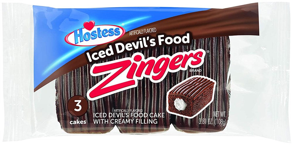 Hostess Zingers Devil's Food 3ct