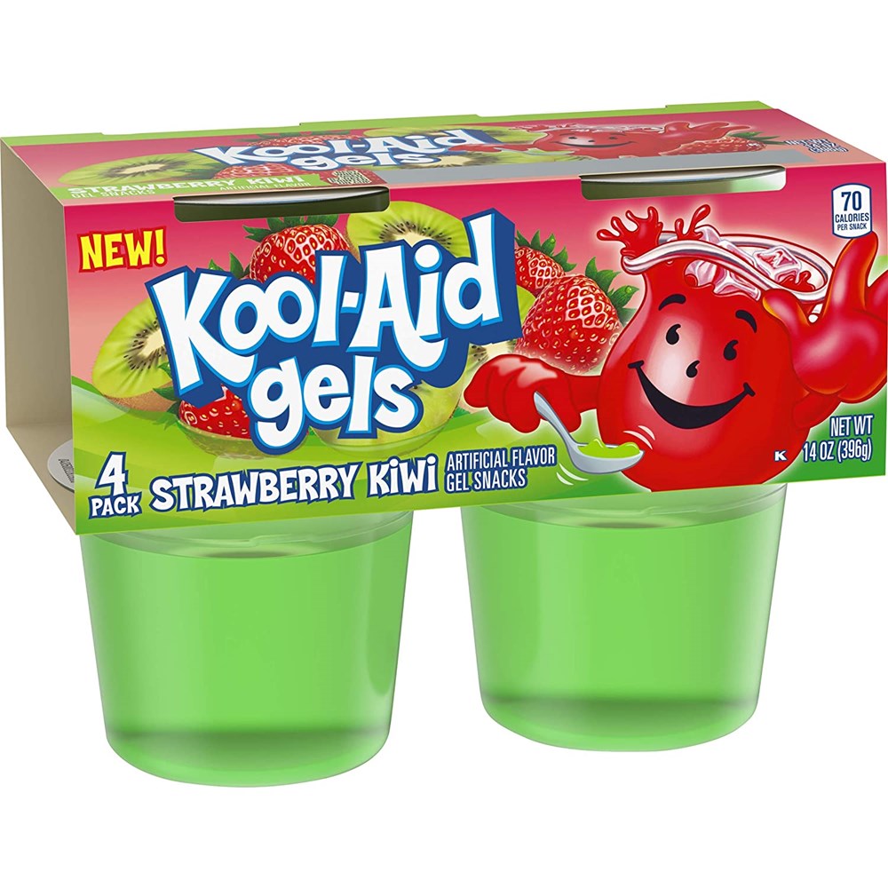 Kool Aid Strawberry Kiwi Gel Cups 14.0oz