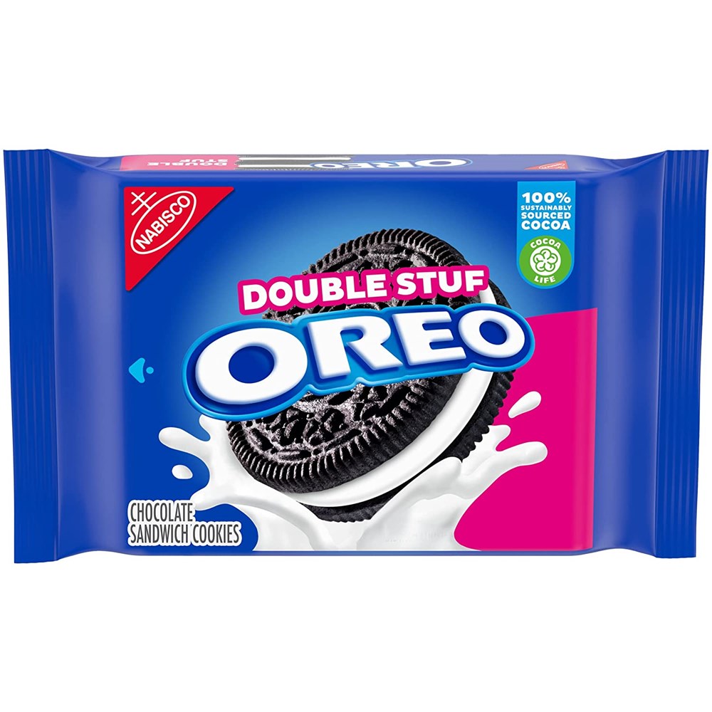 Oreo Double Stuff Chocolate Sandwich Cookies 15.35oz (BEST BY: APRIL 2024)