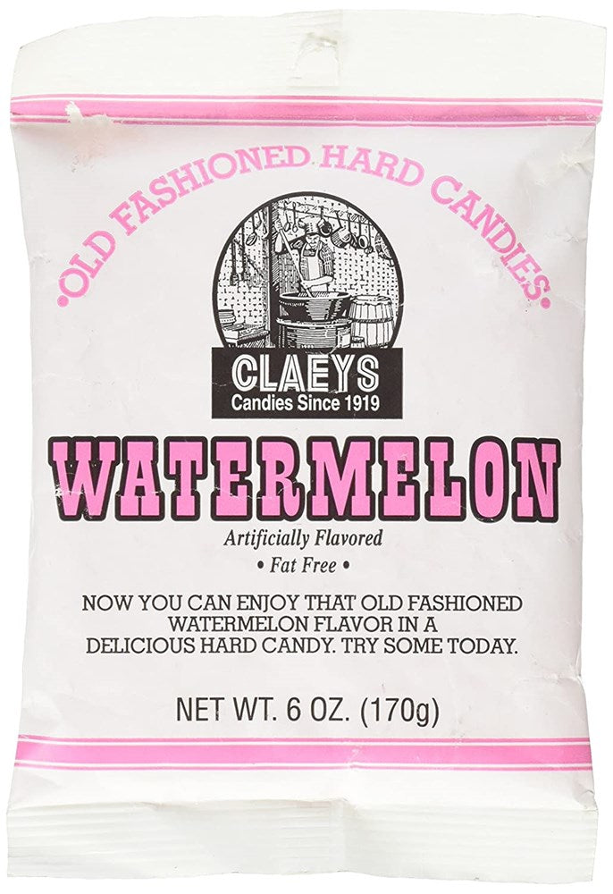 Claeys Watermelon Hard Candy 6oz
